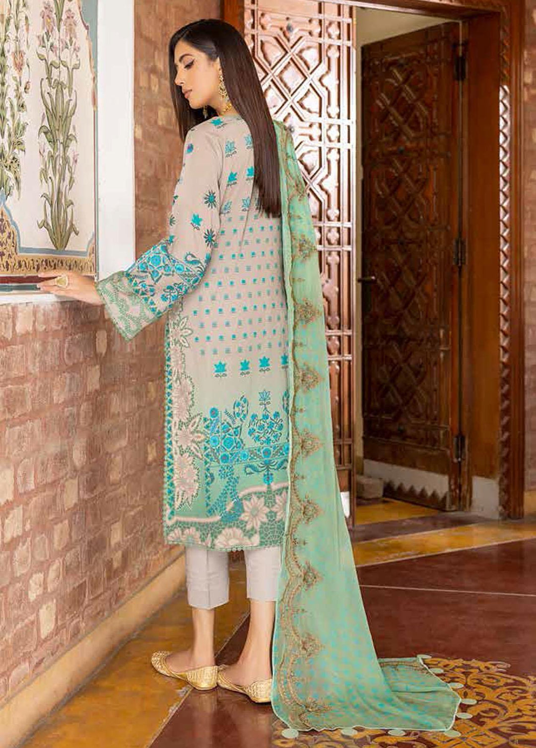 Swiss Miss By Charizma Embroidered Swiss Voile Suits Unstitched 3 Piece CRZ23SM CSM-07 - Summer Collection