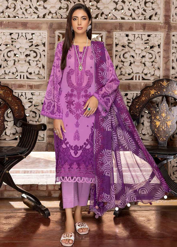 Swiss Miss By Charizma Embroidered Swiss Voile Suits Unstitched 3 Piece CRZ23SM CSM-08 - Summer Collection