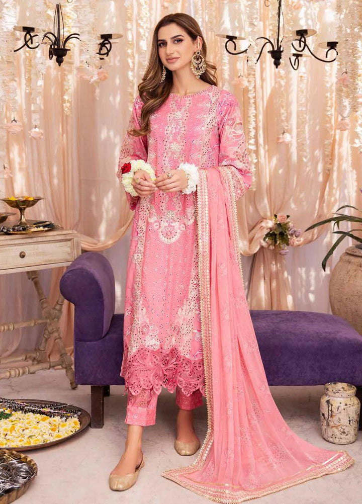 Charizma Embroidered Lawn Suits Unstitched 3 Piece CRZ23FE ED-01 - Festive Eid Collection