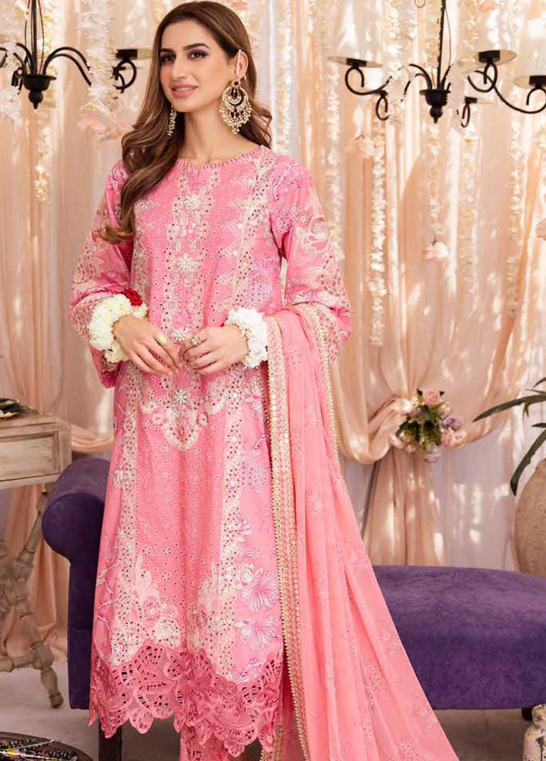 Charizma Embroidered Lawn Suits Unstitched 3 Piece CRZ23FE ED-01 - Festive Eid Collection