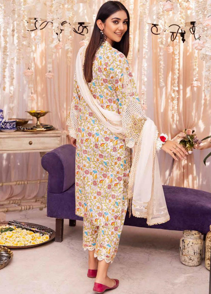 Charizma Embroidered Lawn Suits Unstitched 3 Piece CRZ23FE ED-02 - Festive Eid Collection