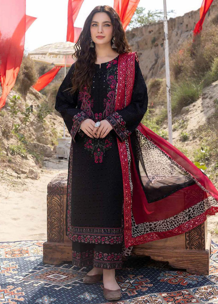 Charizma Embroidered Lawn Suits Unstitched 3 Piece CRZ23FE ED-03 - Festive Eid Collection