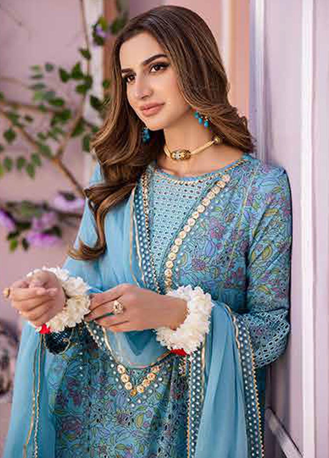 Charizma Embroidered Lawn Suits Unstitched 3 Piece CRZ23FE ED-04 - Festive Eid Collection