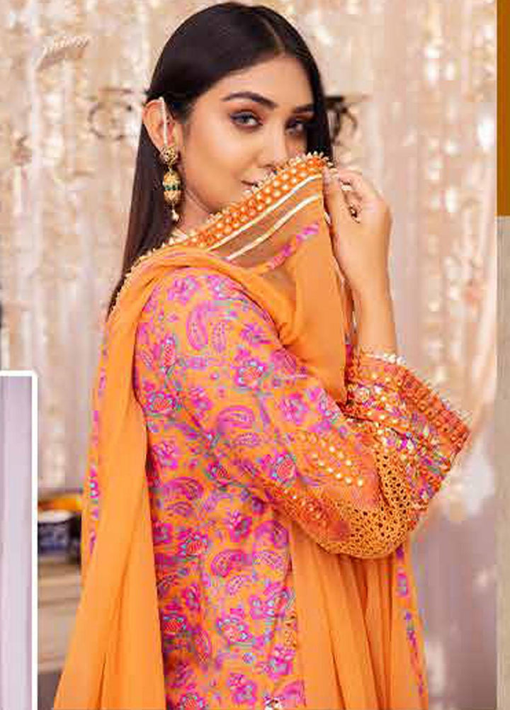 Charizma Embroidered Lawn Suits Unstitched 3 Piece CRZ23FE ED-05 - Festive Eid Collection