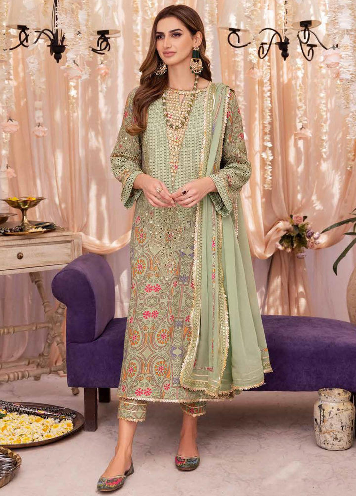 Charizma Embroidered Lawn Suits Unstitched 3 Piece CRZ23FE ED-06 - Festive Eid Collection