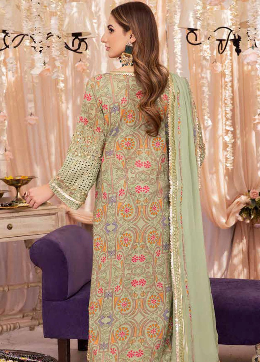 Charizma Embroidered Lawn Suits Unstitched 3 Piece CRZ23FE ED-06 - Festive Eid Collection