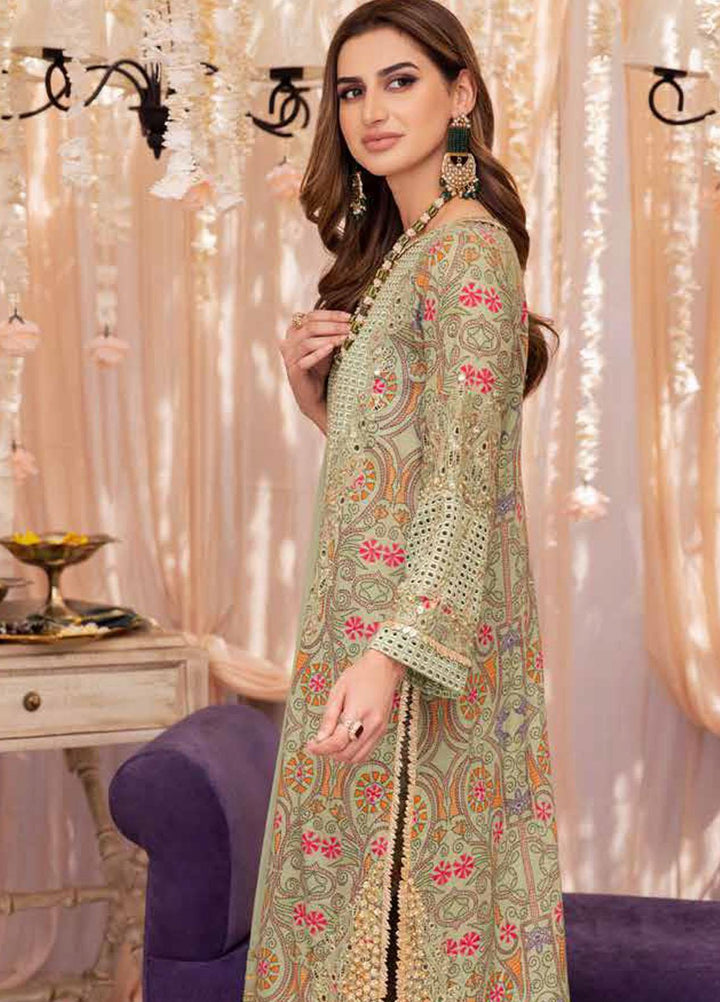 Charizma Embroidered Lawn Suits Unstitched 3 Piece CRZ23FE ED-06 - Festive Eid Collection