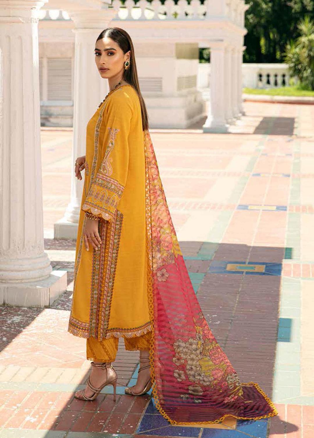 Charizma Embroidered Karandi Suits Unstitched 3 Piece CRZ22K CKW 01 - Winter Collection