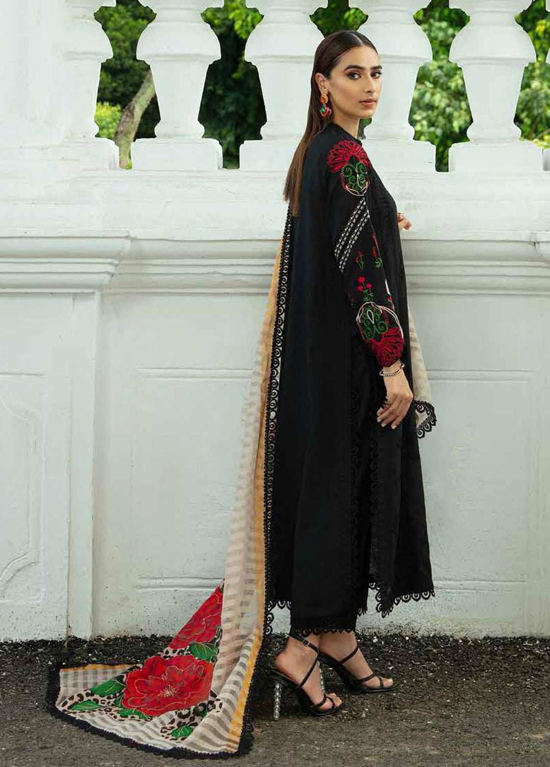 Charizma Embroidered Karandi Suits Unstitched 3 Piece CRZ22K CKW 03 - Winter Collection