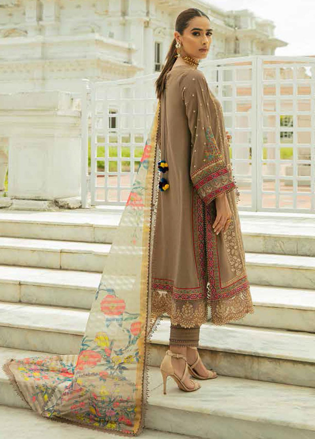 Charizma Embroidered Karandi Suits Unstitched 3 Piece CRZ22K CKW 05 - Winter Collection