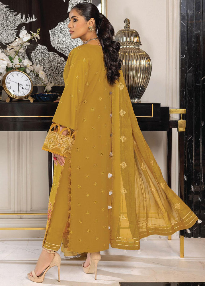 Charlotte By Humdum Embroidered Lawn Suits Unstitched 3 Piece HD23C 03 - Summer Collection