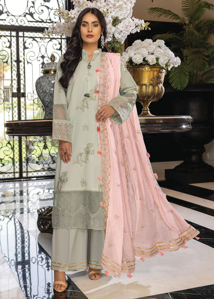 Charlotte By Humdum Embroidered Lawn Suits Unstitched 3 Piece HD23C 05 - Summer Collection