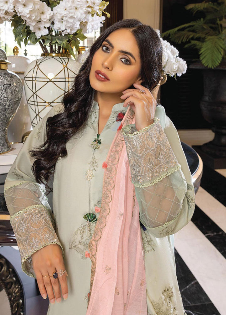 Charlotte By Humdum Embroidered Lawn Suits Unstitched 3 Piece HD23C 05 - Summer Collection
