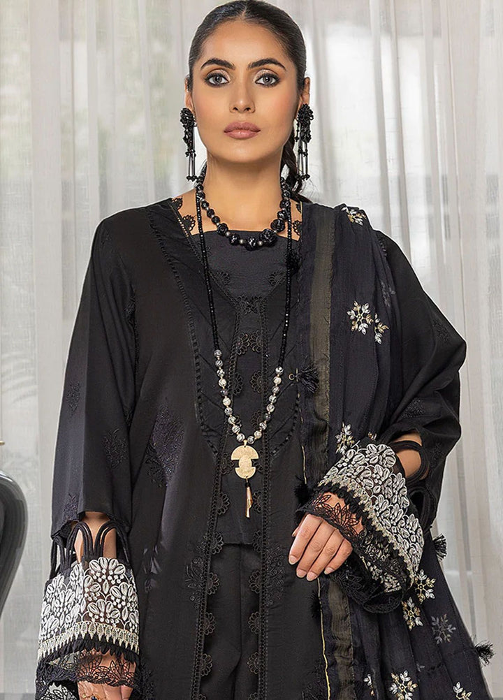Charlotte by Humdum Chikankari Lawn Suits Unstitched 3 Piece HD24CH D-07 - Summer Collection