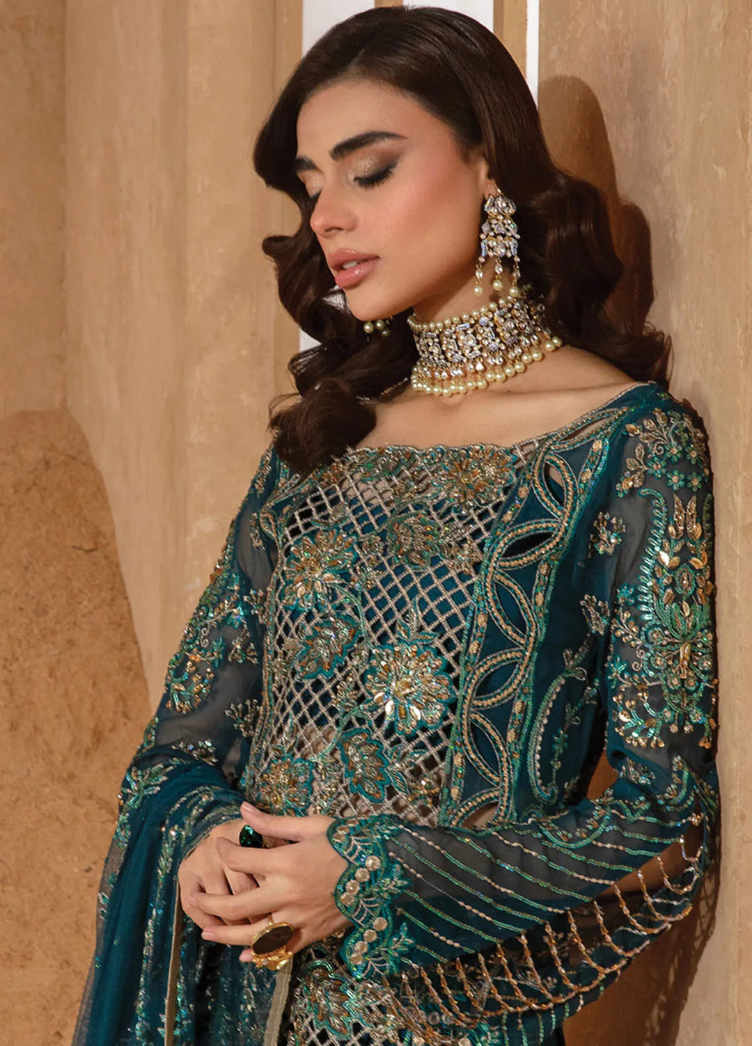 Chatoyer By Rang Rasiya Embroidered Suit Unstitched 4 Piece RR24CW D-01 Zimil - Formal Collection