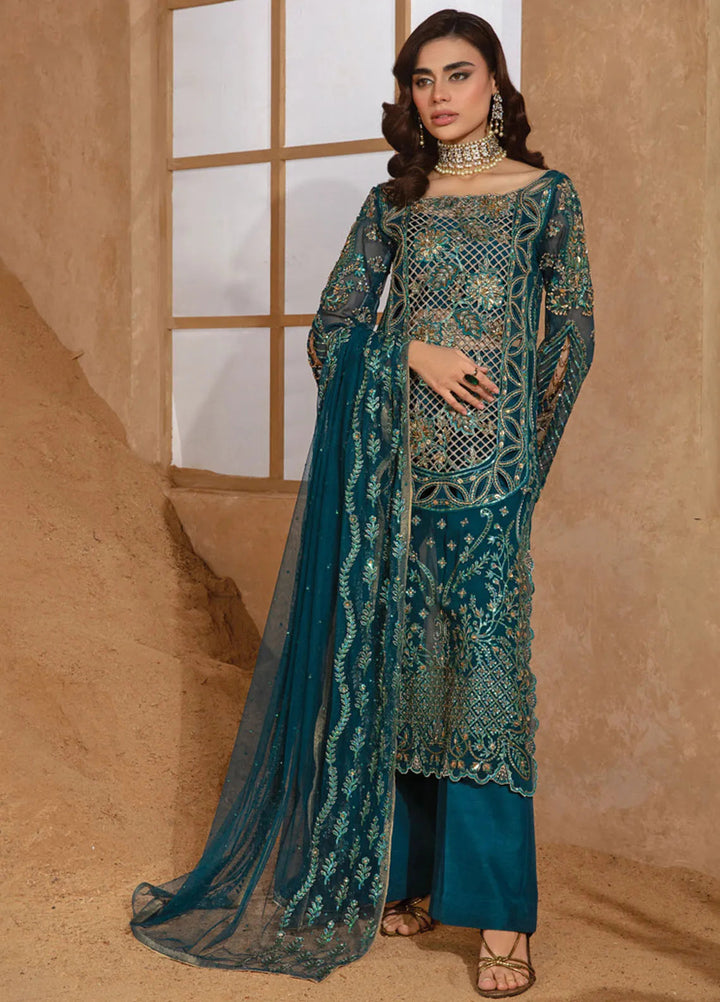 Chatoyer By Rang Rasiya Embroidered Suit Unstitched 4 Piece RR24CW D-01 Zimil - Formal Collection