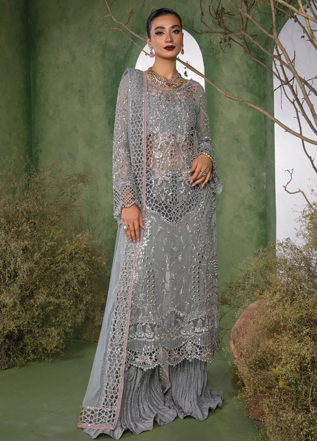 Chatoyer By Rang Rasiya Embroidered Suit Unstitched 4 Piece RR24CW D-02 Deena - Formal Collection