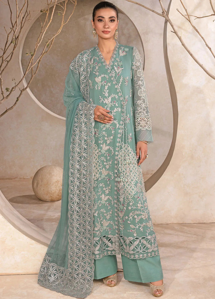 Chatoyer By Rang Rasiya Embroidered Suit Unstitched 4 Piece RR24CW D-04 Firuzeh - Formal Collection
