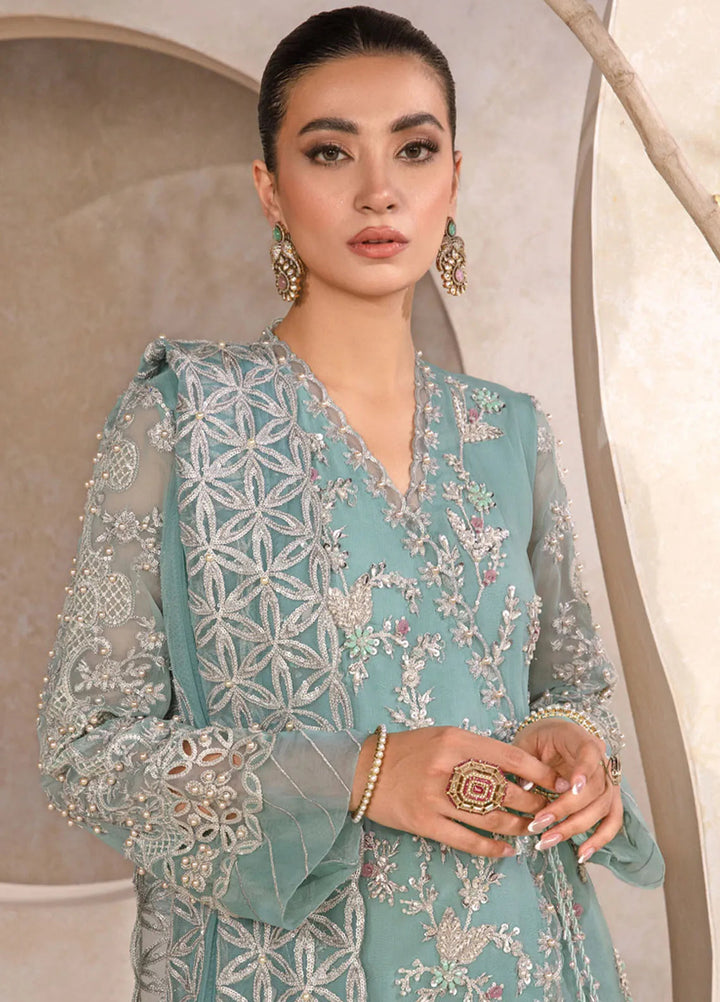 Chatoyer By Rang Rasiya Embroidered Suit Unstitched 4 Piece RR24CW D-04 Firuzeh - Formal Collection