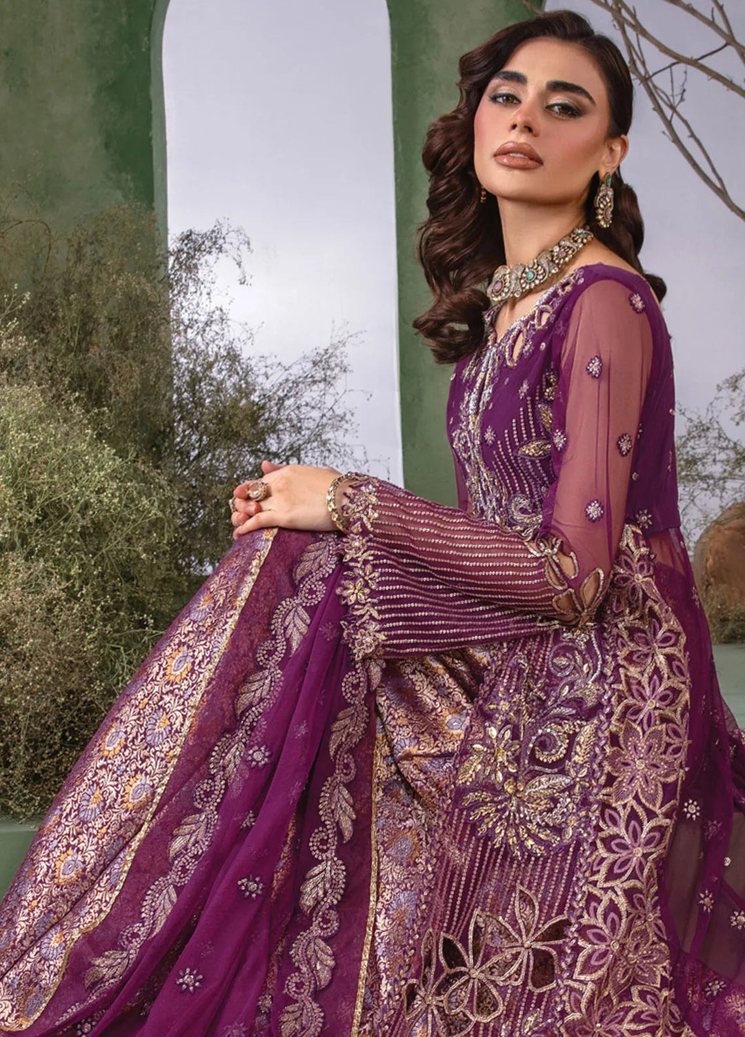 Chatoyer By Rang Rasiya Embroidered Suit Unstitched 4 Piece RR24CW D-05 Nareman - Formal Collection