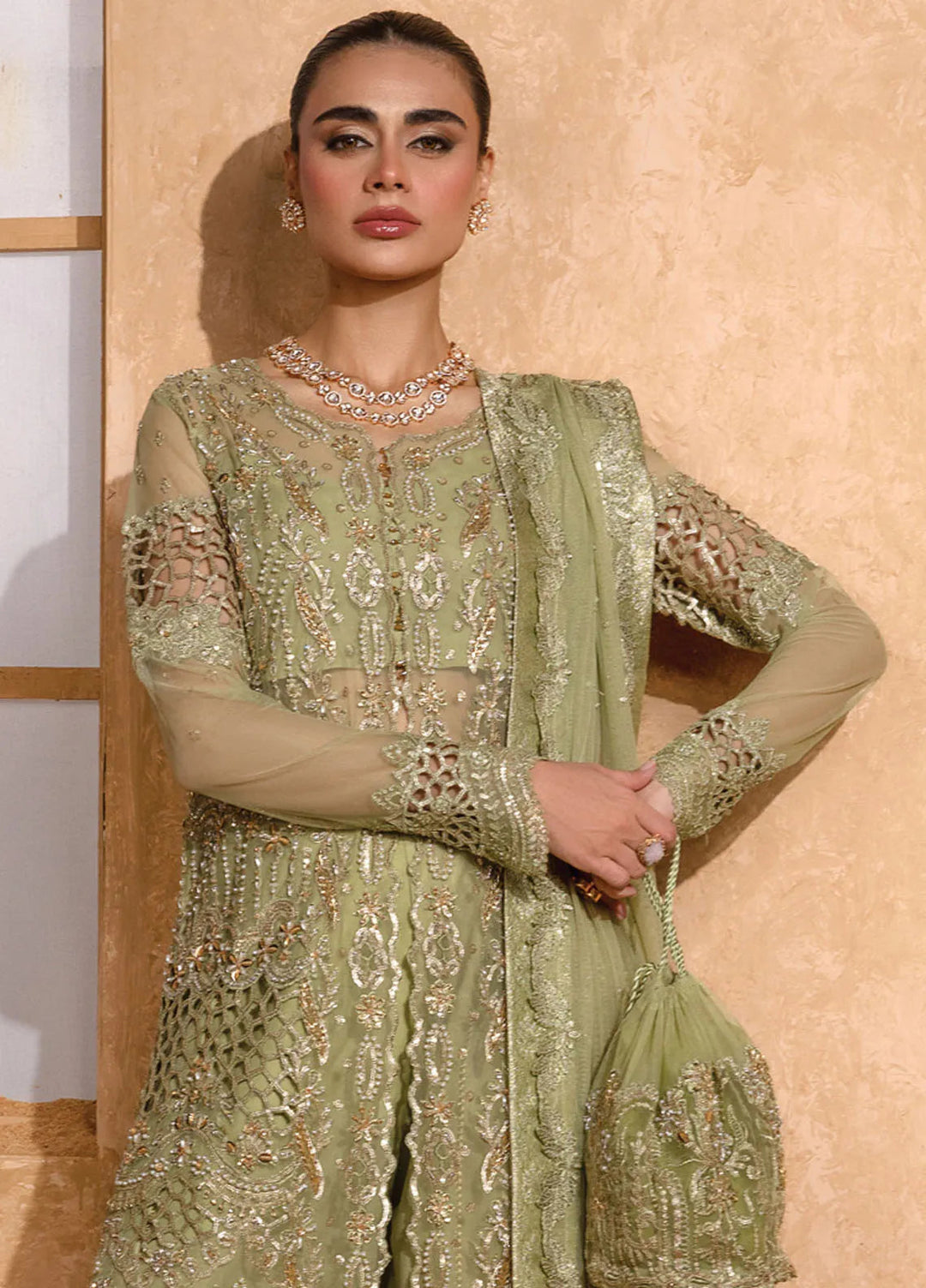 Chatoyer By Rang Rasiya Embroidered Suit Unstitched 4 Piece RR24CW D-10 Mehr - Formal Collection