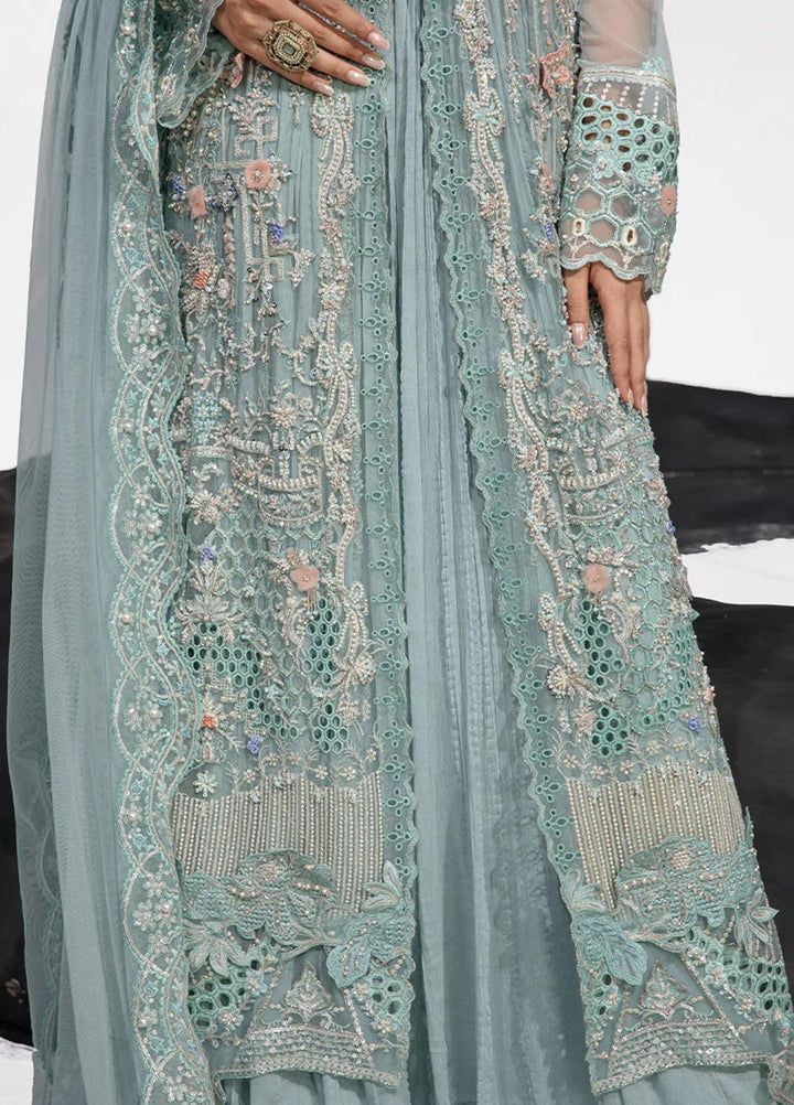 Chatoyer By Rang Rasiya Embroidered Net Suits Unstitched 4 Piece RR23CH D-03 Isabel - Wedding Collection