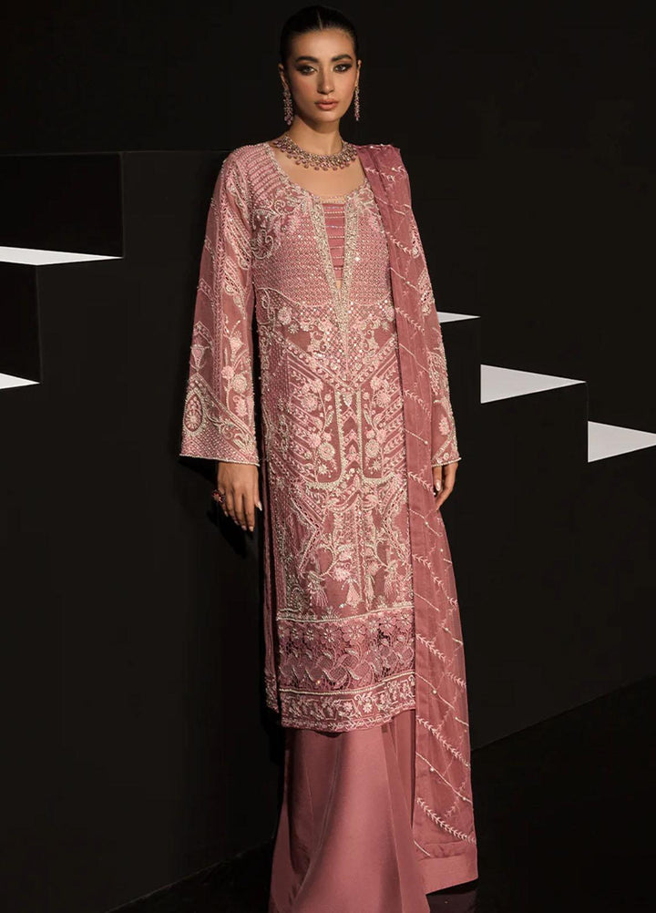 Chatoyer By Rang Rasiya Embroidered Net Suits Unstitched 4 Piece RR23CH D-06 Mariana - Wedding Collection