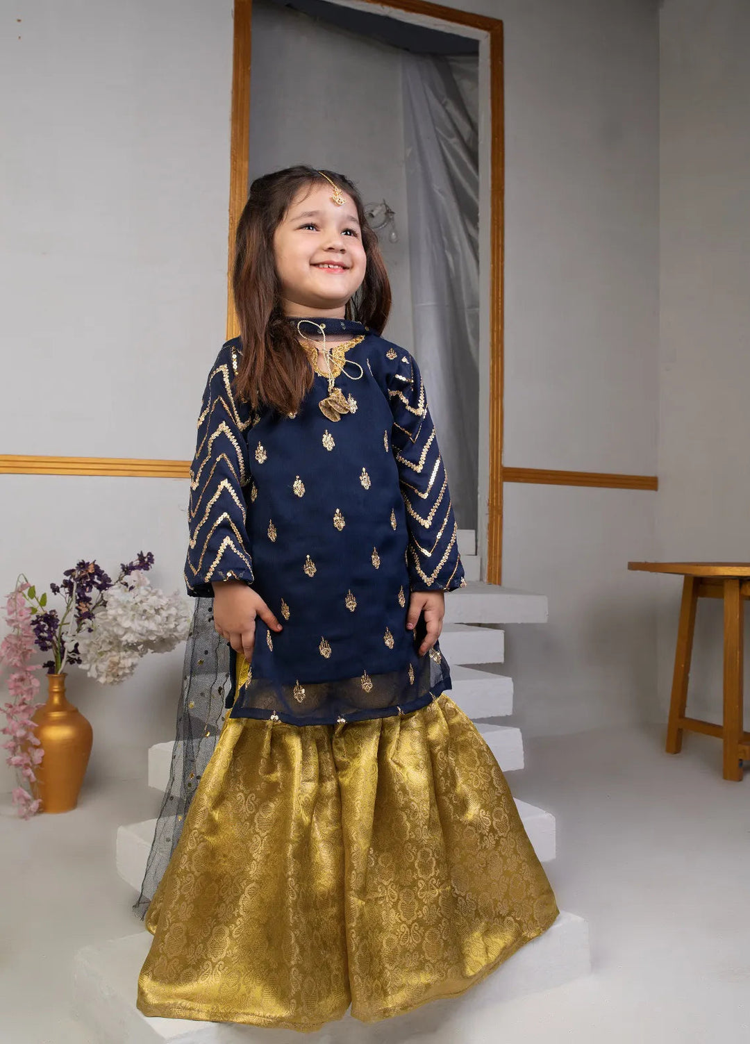 Cheeco Chic Pret Embroidered Chiffon banarsi 3 Piece Suit NCBM22
