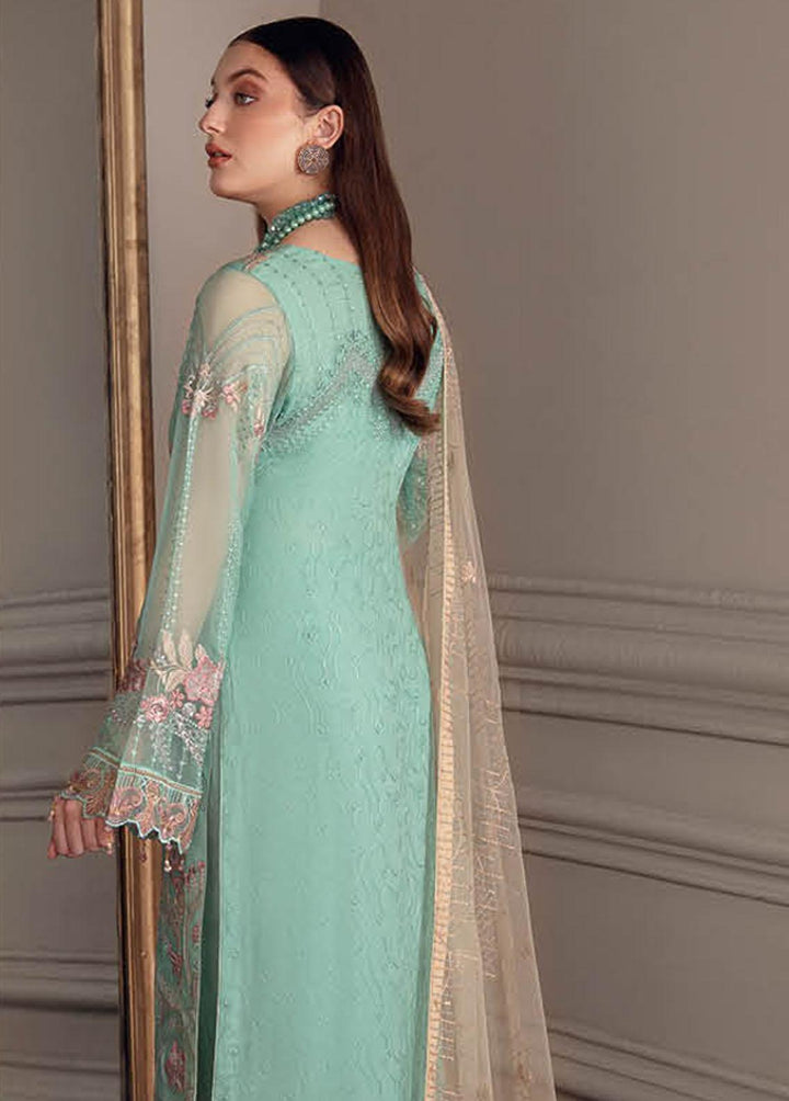 Chevron by Ramsha Embroidered Chiffon Suits Unstitched 3 Piece RSH22-CH5 A-511 - Luxury Collection