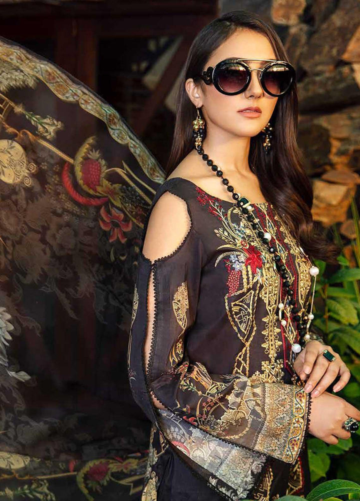 Chevron by Ramsha Embroidered Lawn Suits Unstitched 3 Piece RSH21-CH5 503 - Luxury Collection