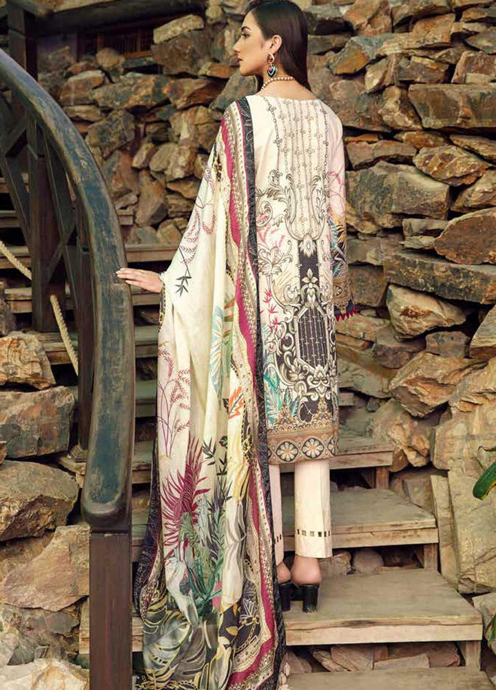 Chevron by Ramsha Embroidered Lawn Suits Unstitched 3 Piece RSH21-CH5 504 - Luxury Collection