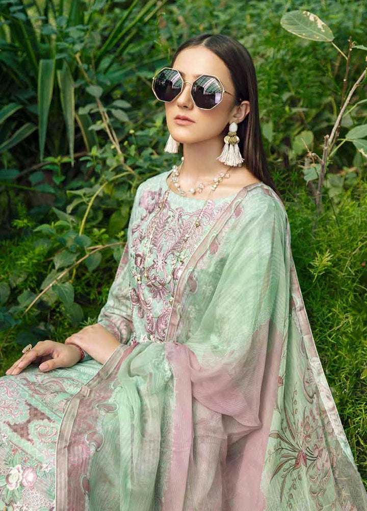 Chevron by Ramsha Embroidered Lawn Suits Unstitched 3 Piece RSH21-CH5 509 - Luxury Collection