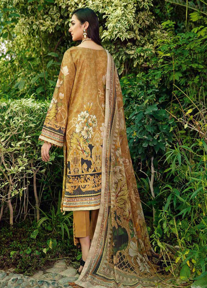 Chevron by Ramsha Embroidered Lawn Suits Unstitched 3 Piece RSH21-CH5 510 - Luxury Collection