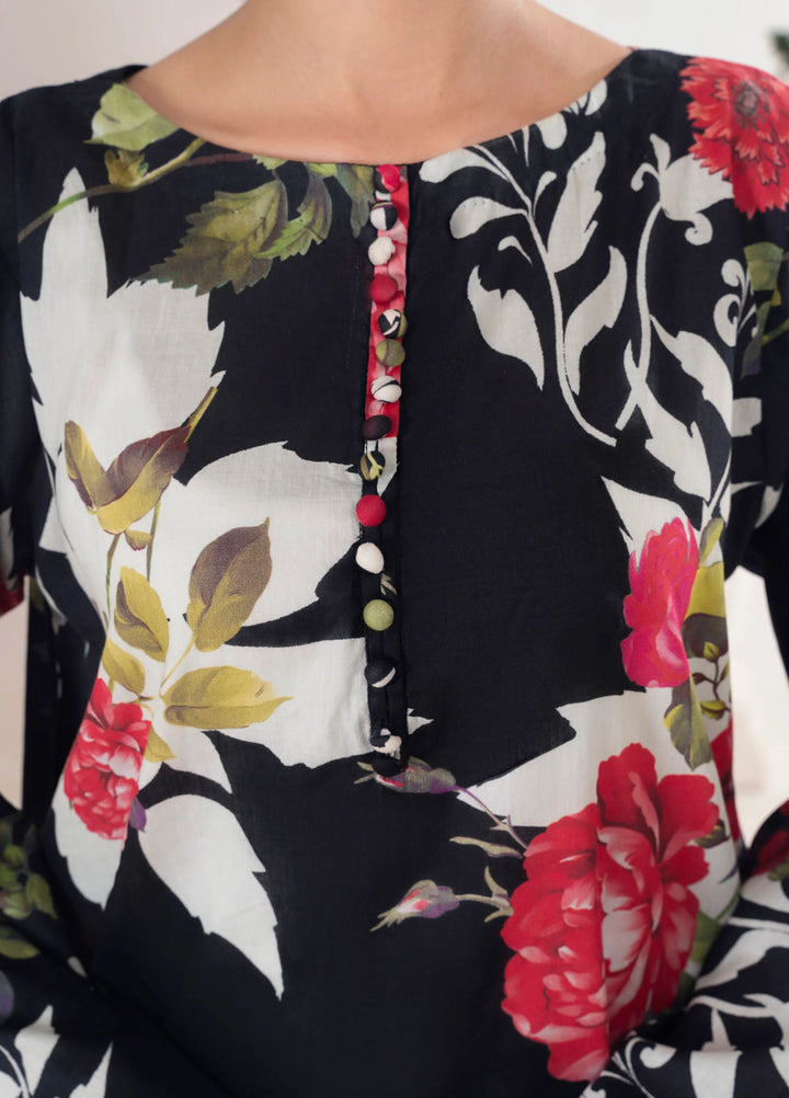 Chirpy Cherry by Feathers Pret Printed Lawn 3 Piece Suit Colzora