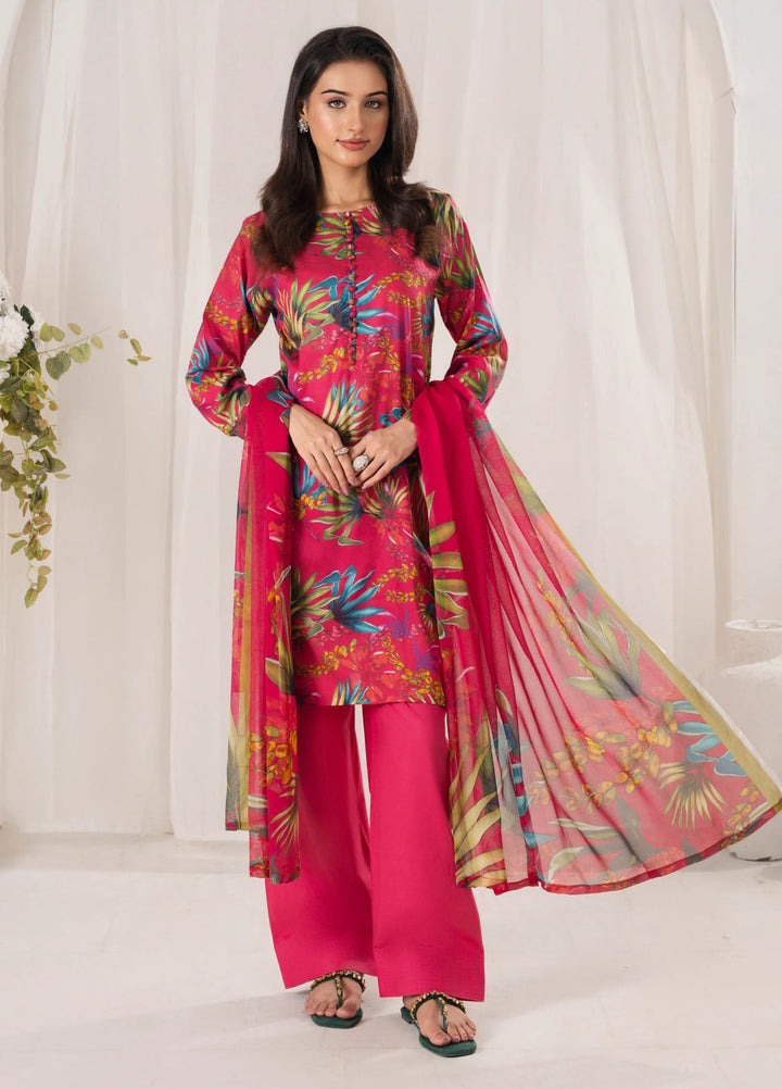 Chirpy Cherry by Feathers Pret Printed Lawn 3 Piece Suit Mirvyn