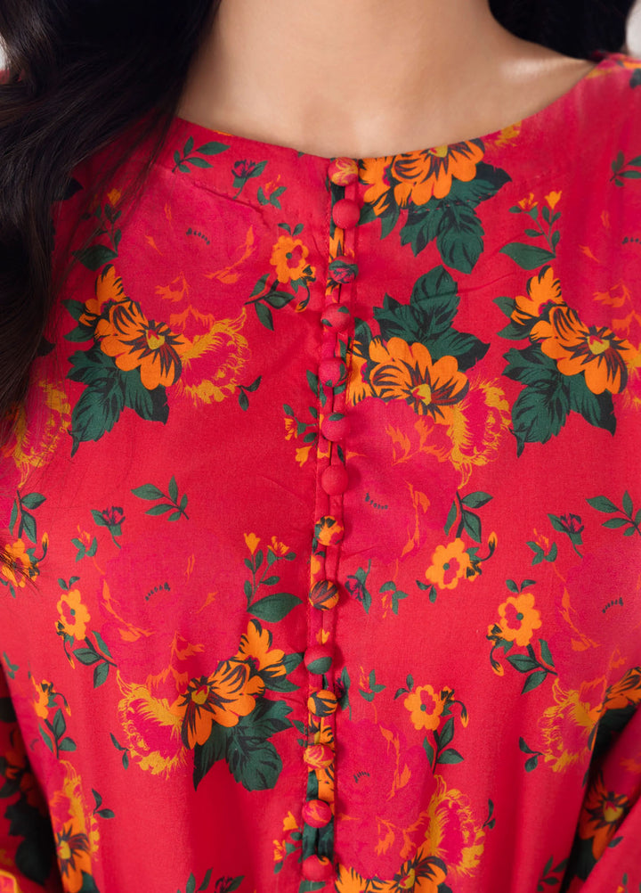 Chirpy Cherry by Feathers Pret Printed Lawn 3 Piece Suit Paletto
