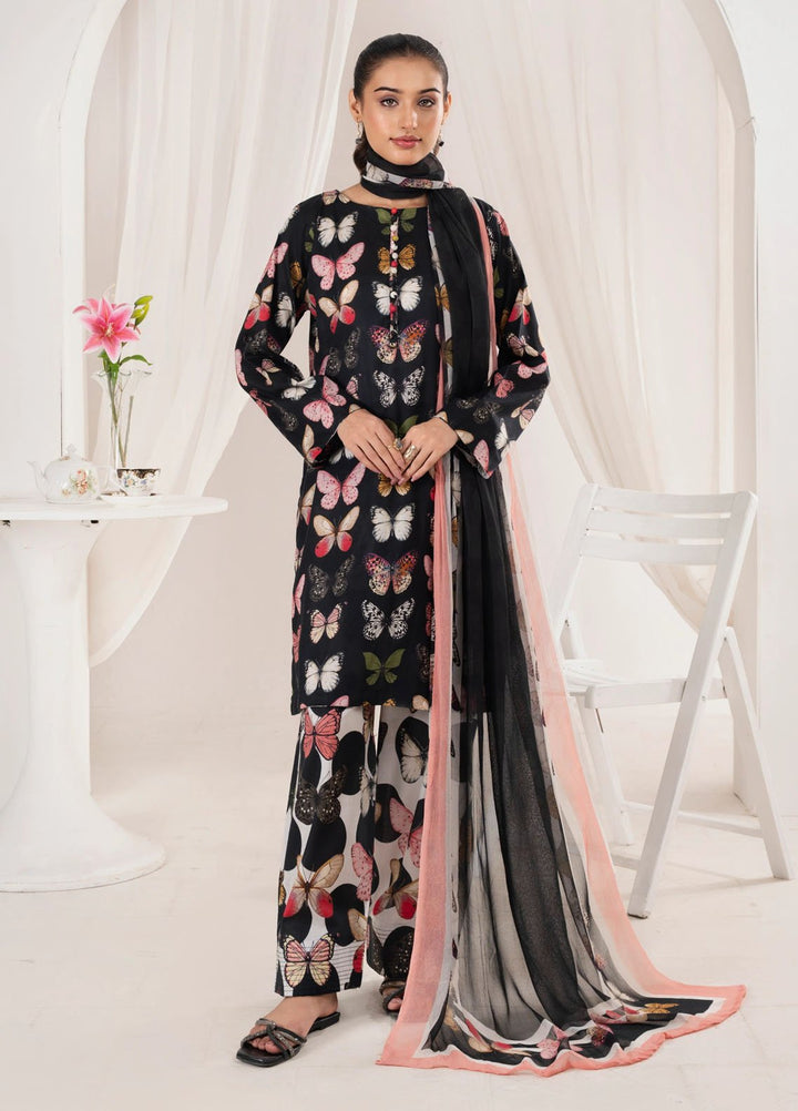 Chirpy Cherry by Feathers Pret Printed Lawn 3 Piece Suit Raylix