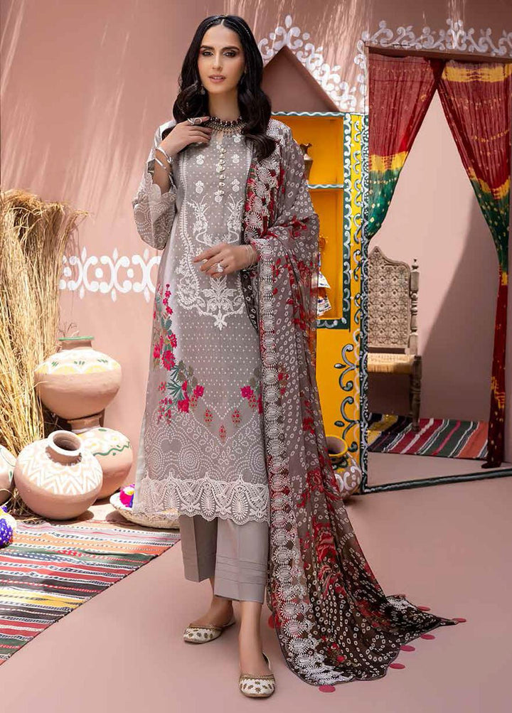 Chunri By Charizma Embroidered Lawn Suits Unstitched 3 Piece CRZ22CH CHN-02 - Summer Collection