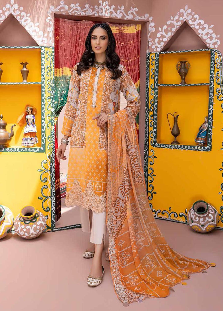 Chunri By Charizma Embroidered Lawn Suits Unstitched 3 Piece CRZ22CH CHN-05 - Summer Collection