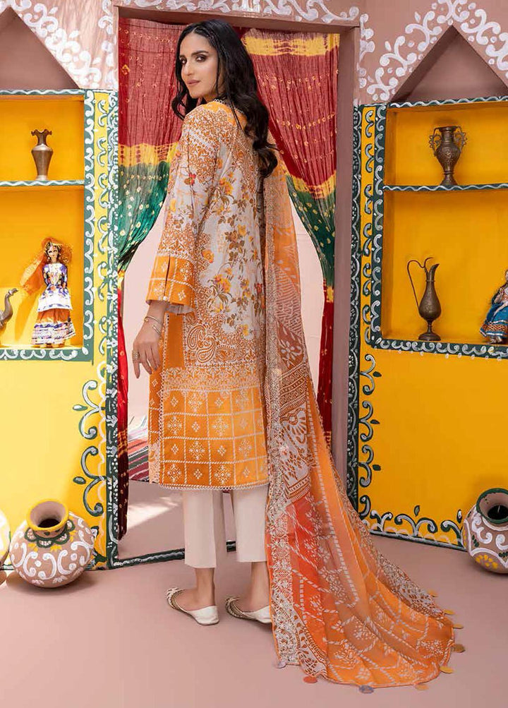 Chunri By Charizma Embroidered Lawn Suits Unstitched 3 Piece CRZ22CH CHN-05 - Summer Collection