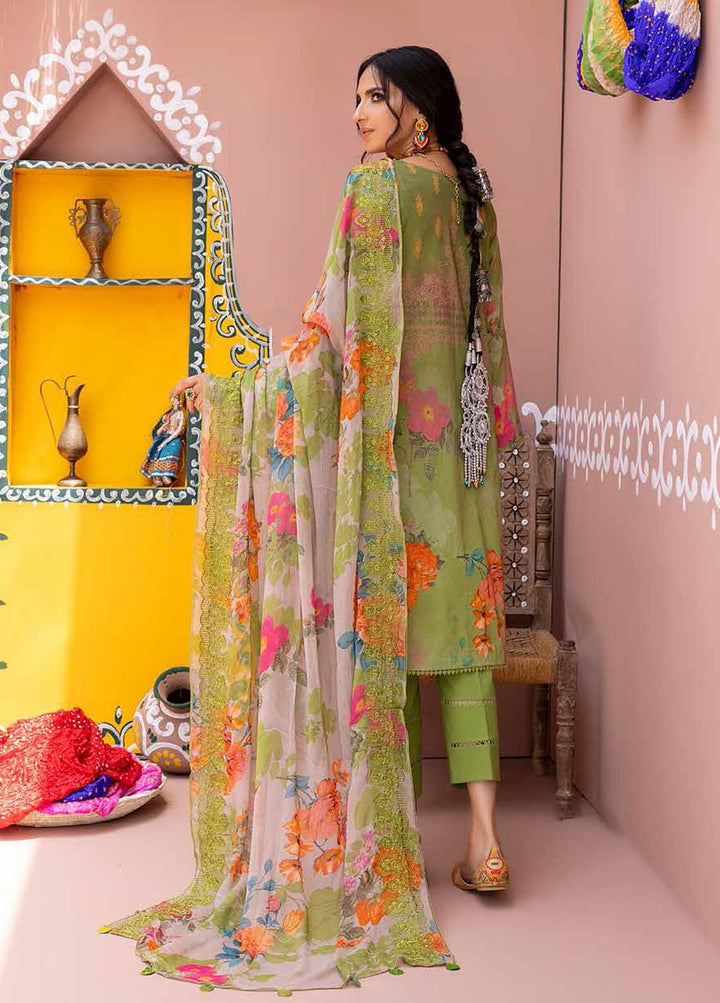 Chunri By Charizma Embroidered Lawn Suits Unstitched 3 Piece CRZ22CH CHN-09 - Summer Collection