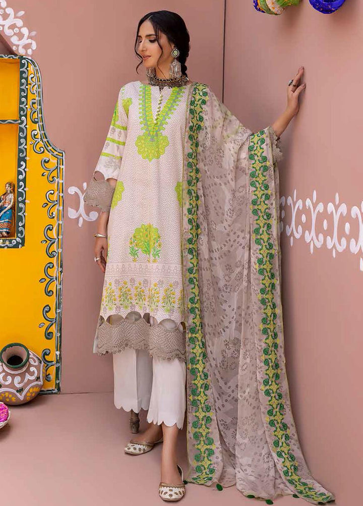 Chunri By Charizma Embroidered Lawn Suits Unstitched 3 Piece CRZ22CH CHN-10 - Summer Collection