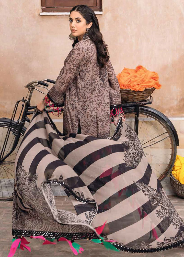 Chunri by Charizma Embroidered Lawn Suits Unstitched 3 Piece CRZ24CH CH4-01 - Summer Collection