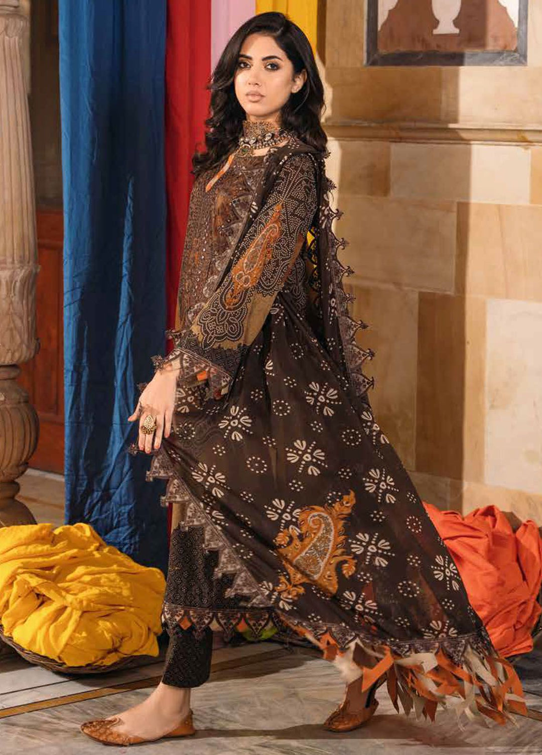 Chunri by Charizma Embroidered Lawn Suits Unstitched 3 Piece CRZ24CH CH4-05 - Summer Collection