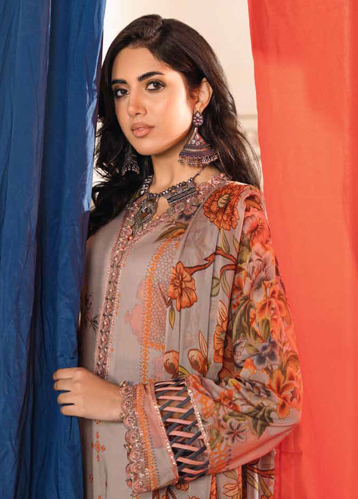 Chunri by Charizma Embroidered Lawn Suits Unstitched 3 Piece CRZ24CH CH4-06 - Summer Collection