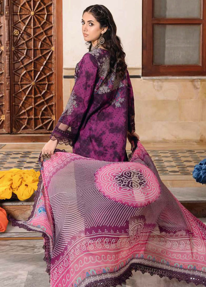 Chunri by Charizma Embroidered Lawn Suits Unstitched 3 Piece CRZ24CH CH4-08 - Summer Collection
