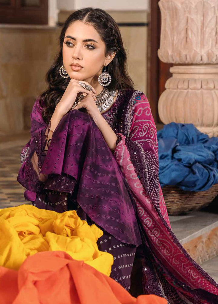 Chunri by Charizma Embroidered Lawn Suits Unstitched 3 Piece CRZ24CH CH4-08 - Summer Collection