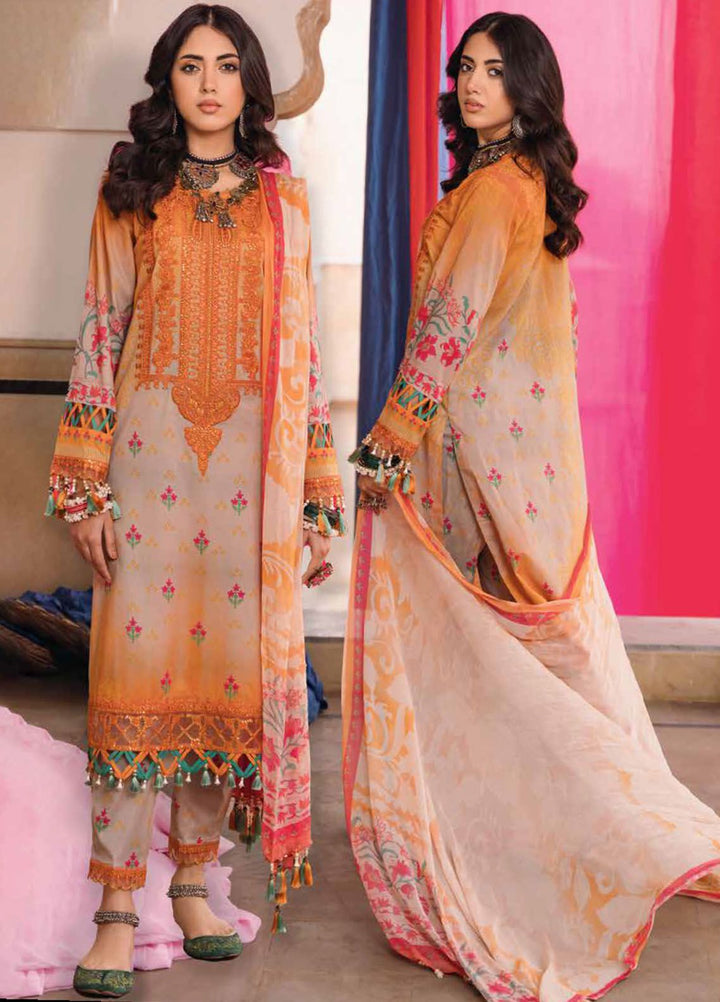 Chunri by Charizma Embroidered Lawn Suits Unstitched 3 Piece CRZ24CH CH4-09 - Summer Collection