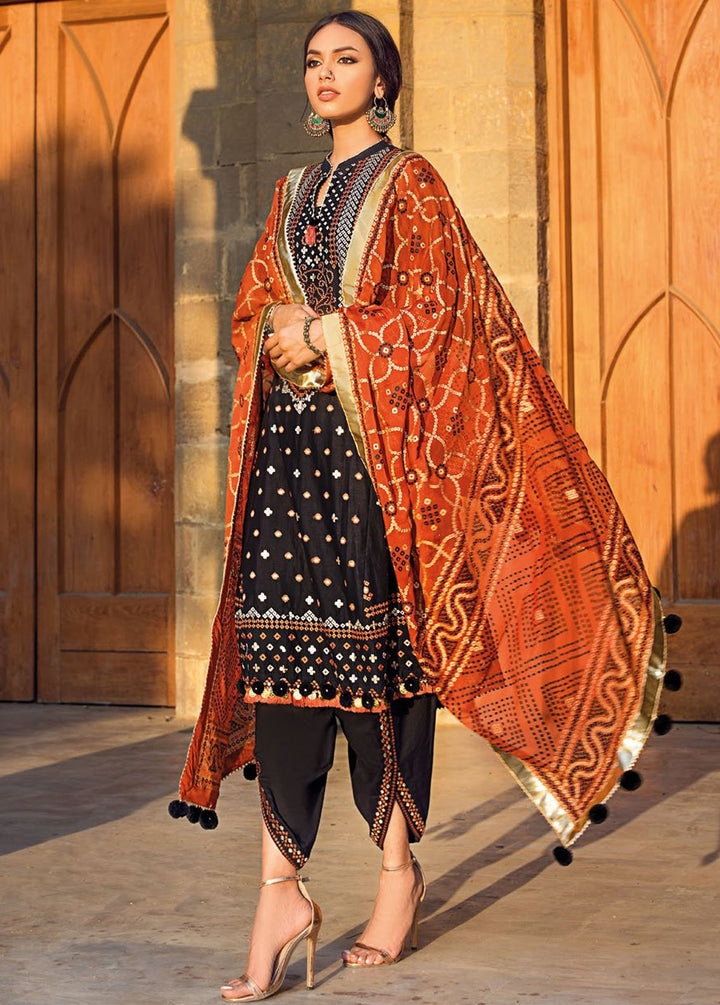 Chunri By Gul Ahmed Embroidered Lawn Suits Unstitched 3 Piece GA24C BM-42011 - Summer Collection