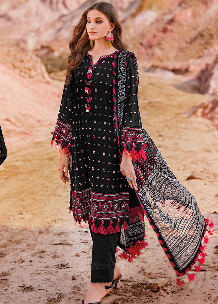 Chunri By Gul Ahmed Embroidered Lawn Suits Unstitched 3 Piece GA24C CL-42005 - Summer Collection